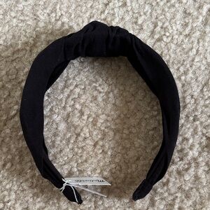 New Madewell Classic Black Knot Headband